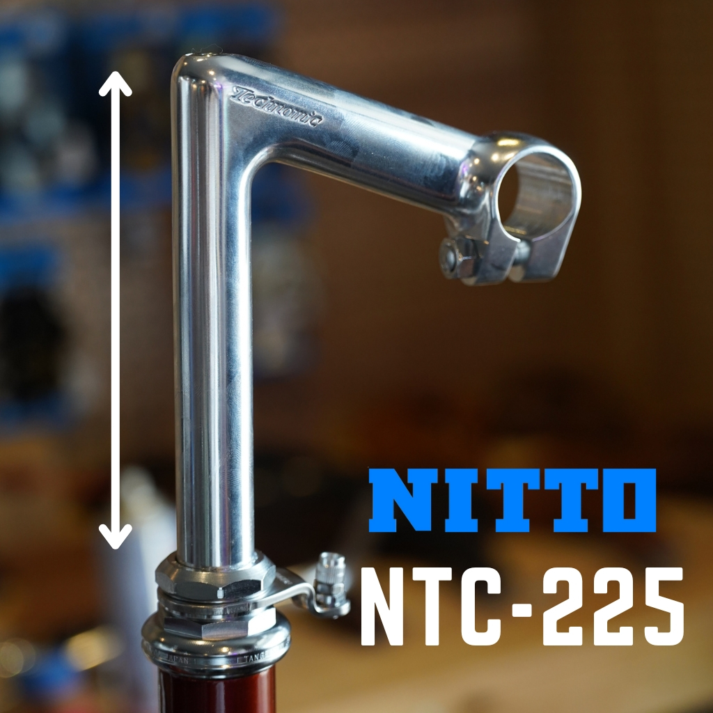 Potence Vélo Nitto NTC-A 90mm En Aluminium Argenté - Neuf En Emballage