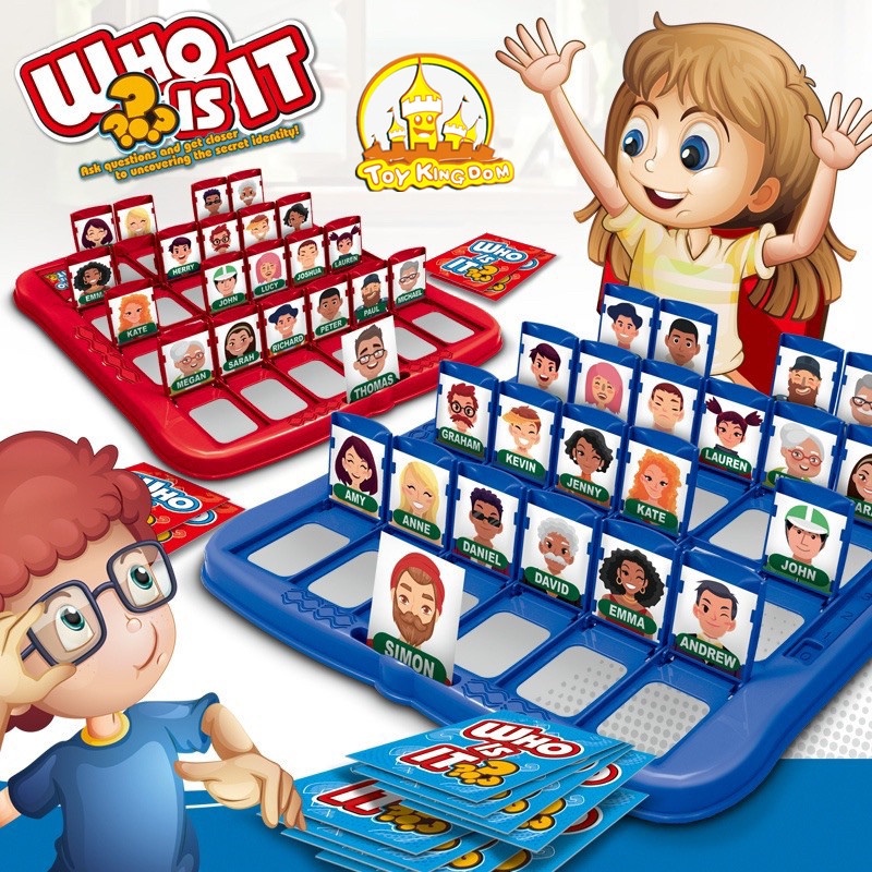 Guess Who I Am Fun Board Game Family Toy Hot Box Games Play Chess