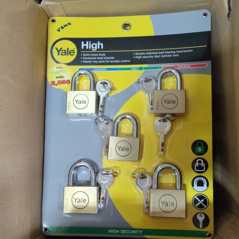 Padlock Padlock Masters Key Key Key Yale 5 Body/Set Shopee Malaysia