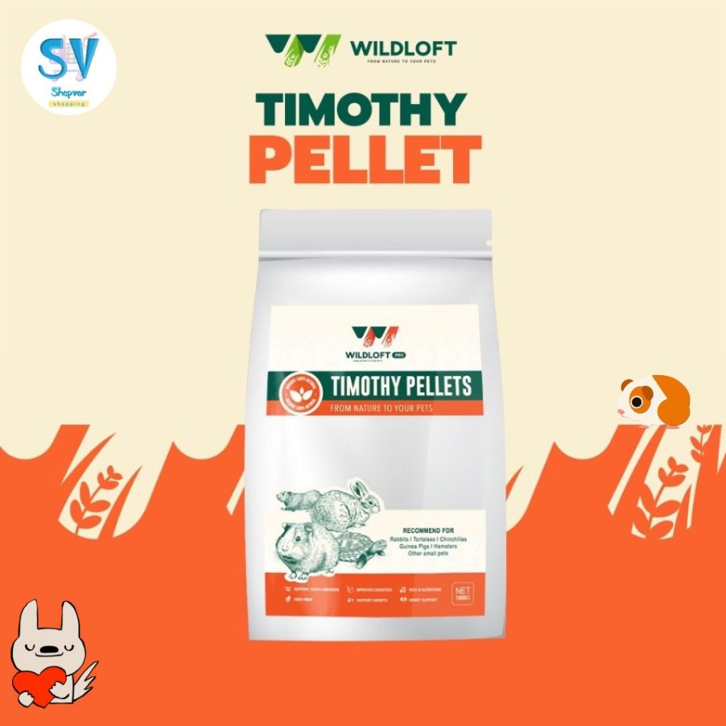 Wildloft Timothy Pellet (Timothy Pellets 1 Kg) | Shopee Malaysia