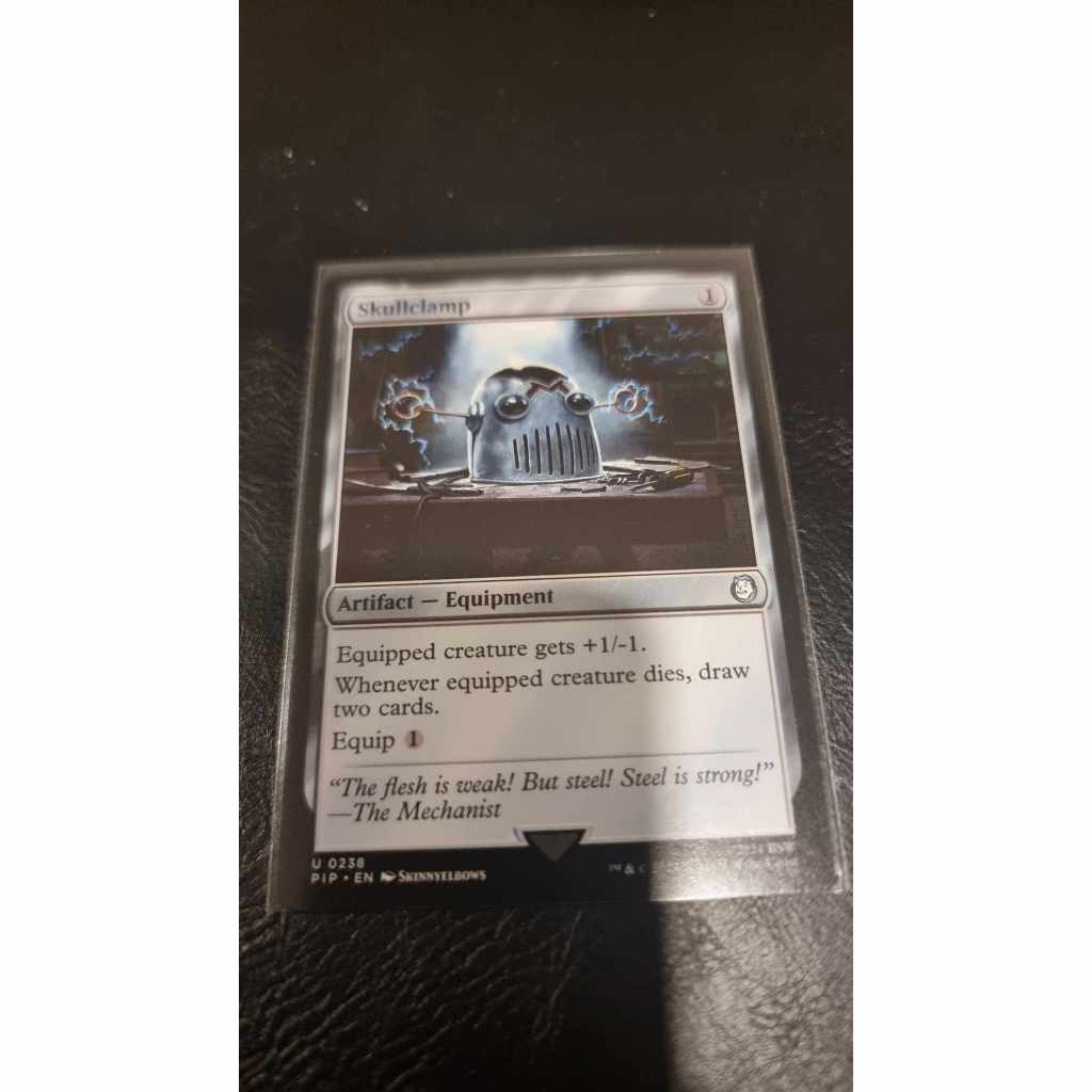 Skullclamp Card Magic The Gathering Universes Beyond Fallout Shopee