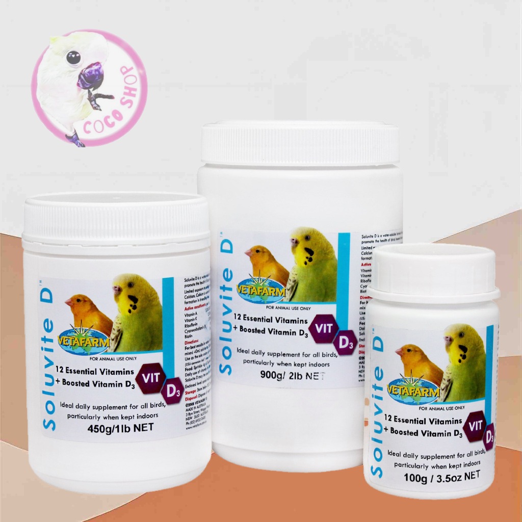 Soluvite D (Vitamins For Indoor/Indoor Birds) | Shopee Malaysia