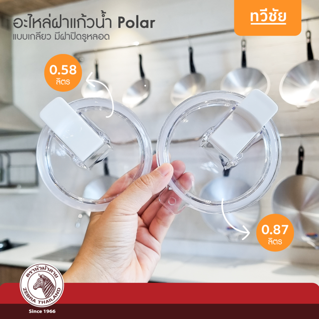 ZEBRA Plastic Glass Cover Spare Parts Polar With Rubber Edge Lid Screw ...