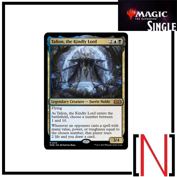 Mtg Single Woe Talion The Kindly Lord Mythic Level English