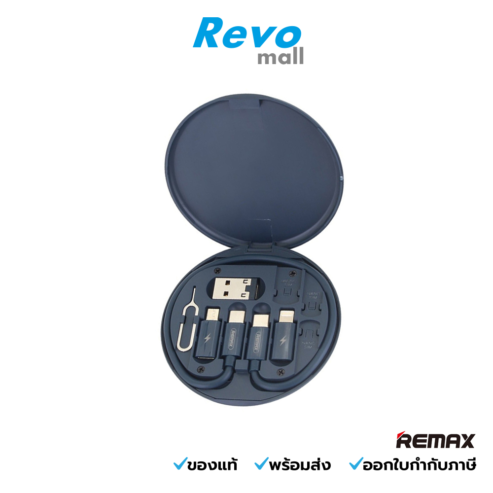 Remax Cable Set 4in1 Blue Model RC-190 60W/3A max Fast Charging and ...