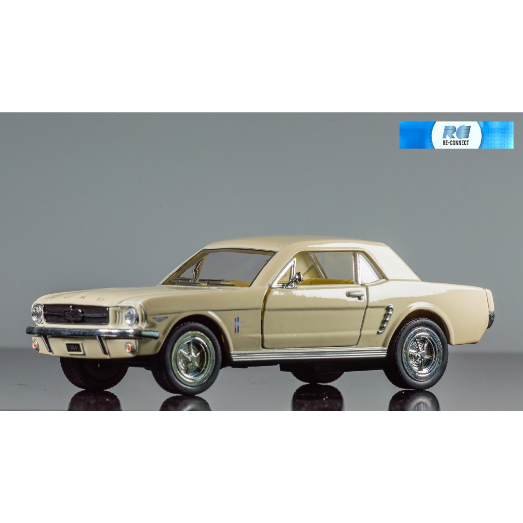 Mustang Ford Car Model Wild Horse Collectible Toys KINSMART 1:36 1964 ...