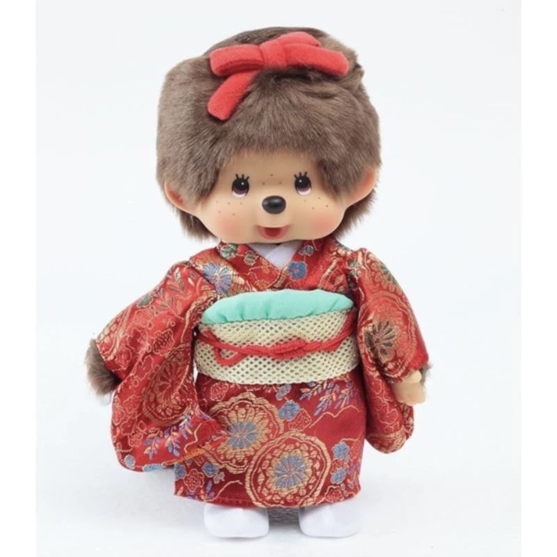 Monchhichi Garçon En Kimono Doré - Sekiguchi - Édition Rare, Neuve Sous Boîte
