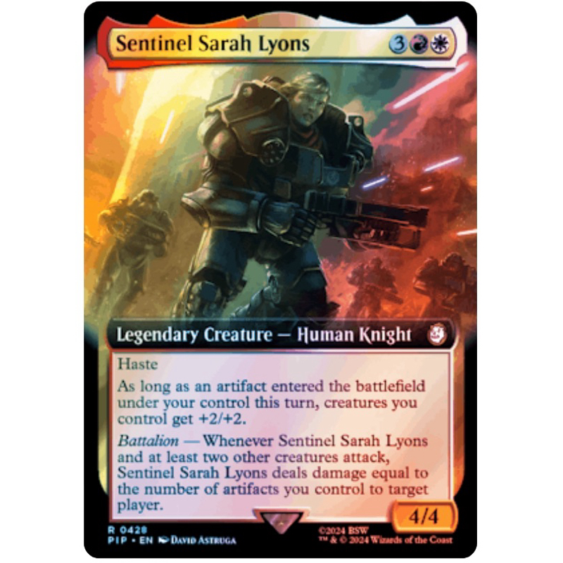 Universes Beyond: Fallout Variants Foil: Sentinel Sarah Lyons (0428 ...