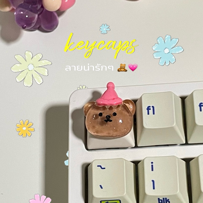 [keycaps ️] keycaps Cute Pattern Cloud Star Bear For Mechanical ...