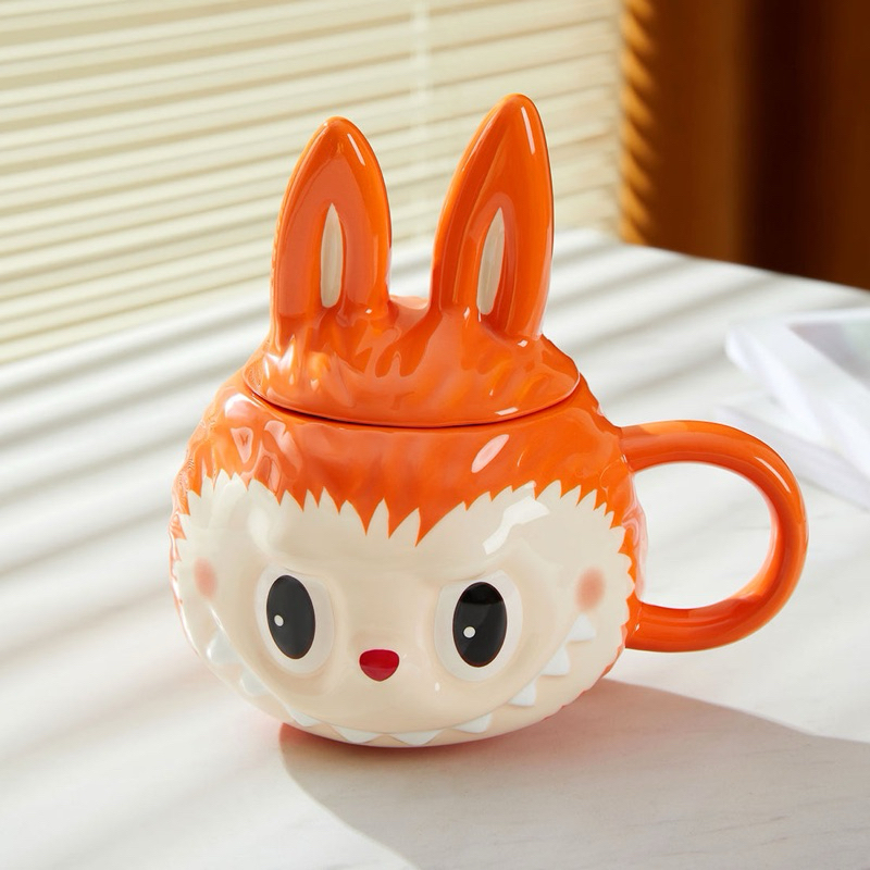 The Monsters Labubu Logo Mug Orange Color | Shopee Malaysia