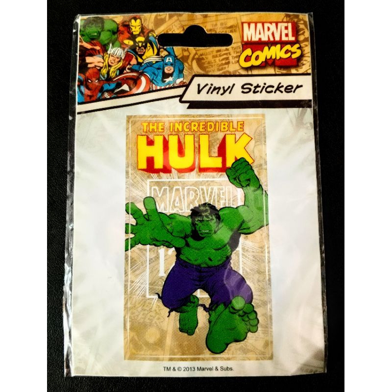 (Sealed Pack) สติ๊กเกอร์หายาก MARVEL COMICS VINYL STICKER 2013 | Shopee ...