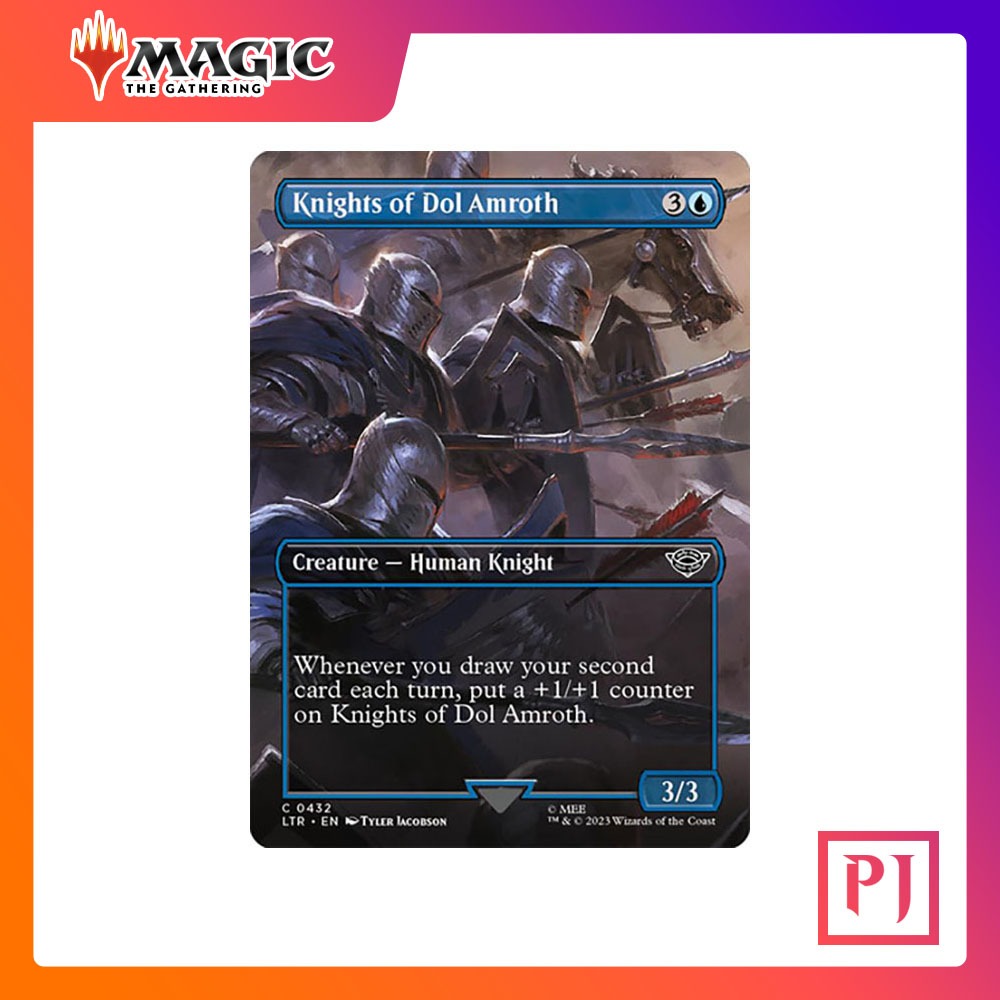 [MTG] Knights of Dol Amroth (Borderless) [LTR] [BLUE] [COMMON] [NORMAL ...