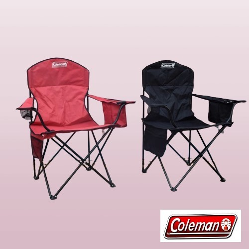 Coleman oversized quad chair deals with cooler pouch