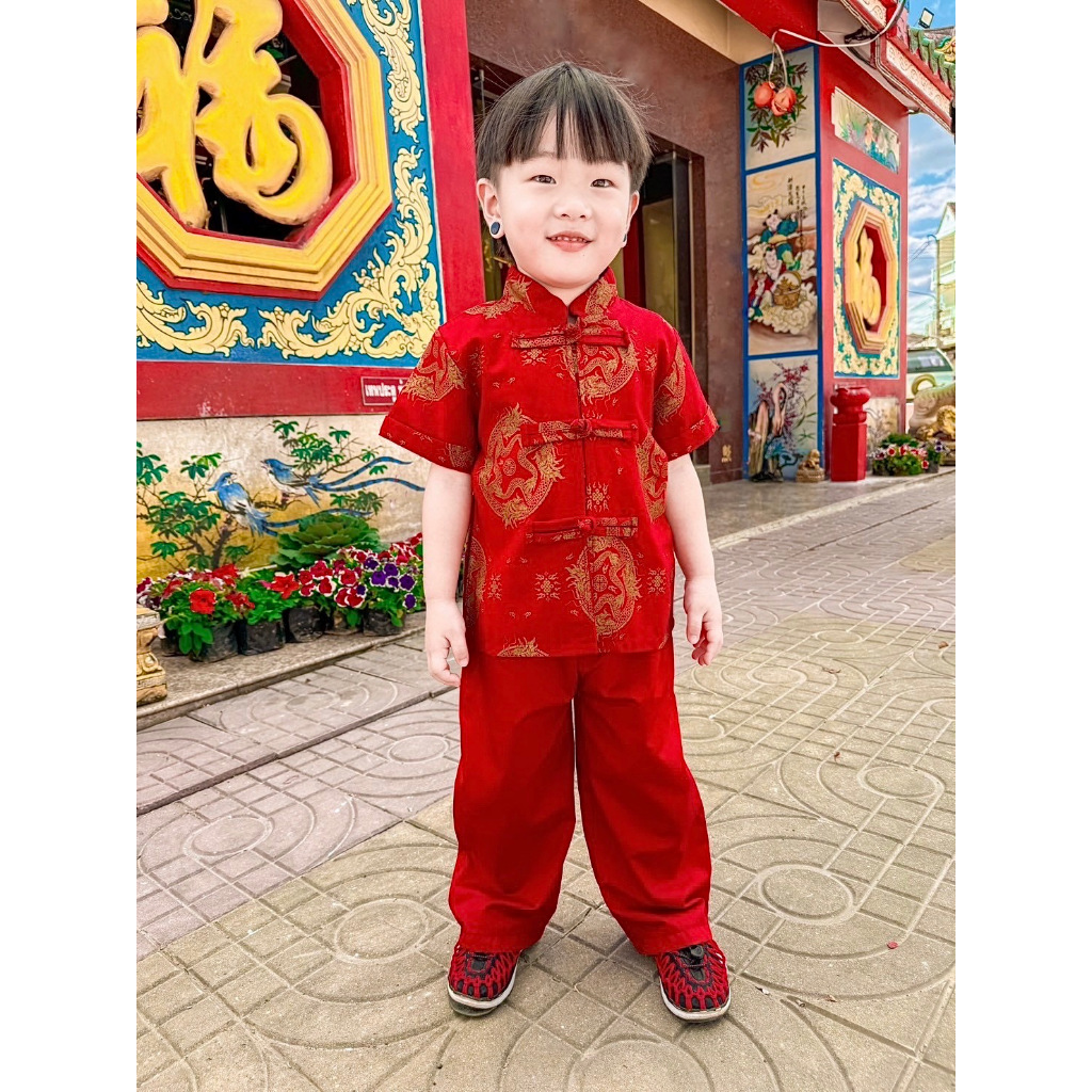 Boy chinese new year 2024 outfit