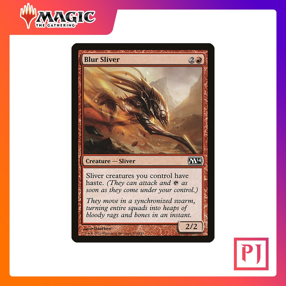 MTG - 4x BLUR SLIVER - M14/Core Set 2014 (C)