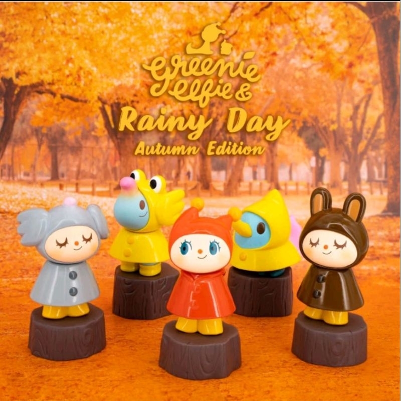 UNBOXGreenie & Elfie Raining Day (Autumn Edition) (Art Toy/Designer