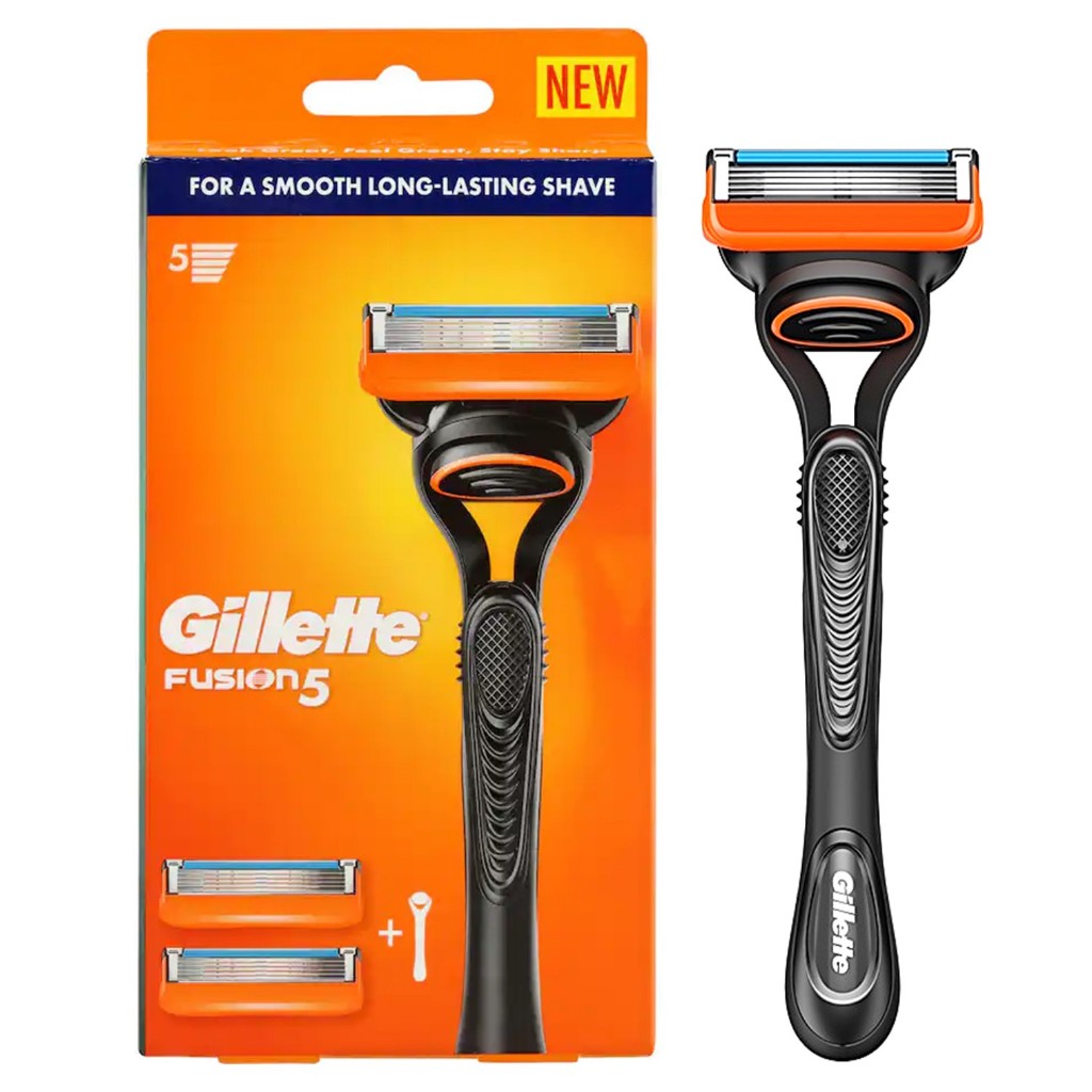 Gillette Fusion 5 Manual Mens Shaving Razor 5-Layer Blade Set With ...