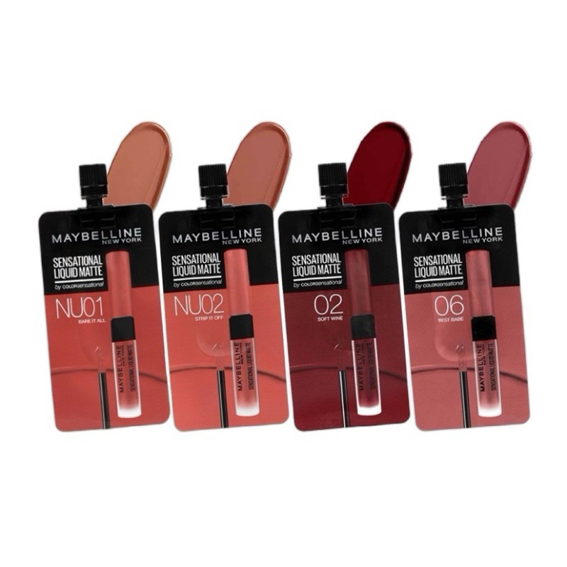 Maybelline Sensational Liquid Matte Lip 2ml Shopee Malaysia 1984