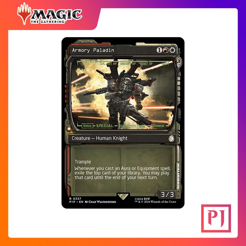 [MTG] Armory Paladin (Showcase) [PIP] [MULTI] [RARE] [NORMAL] [ENG ...