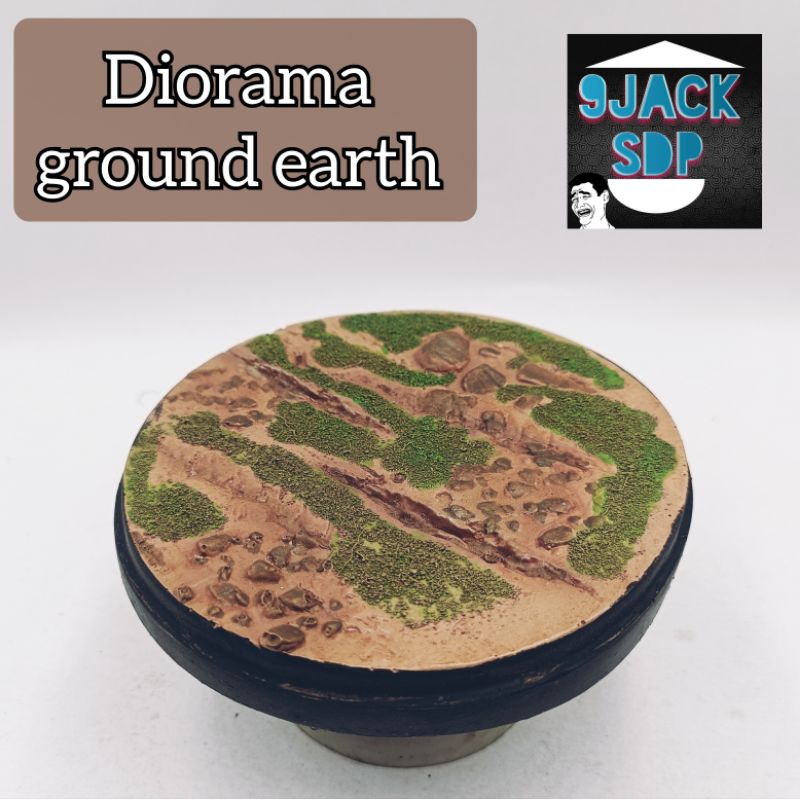 Diorama ground earth Base Model Scene Figure War Military Gundam gunpla ...