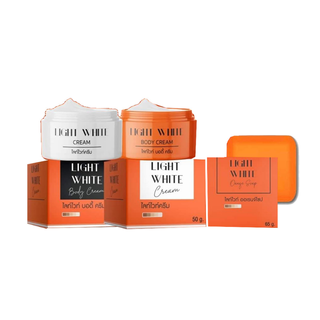 Light white Cream 50 G + 50 Free 1 Bar Of Soap 65g. Shopee Malaysia