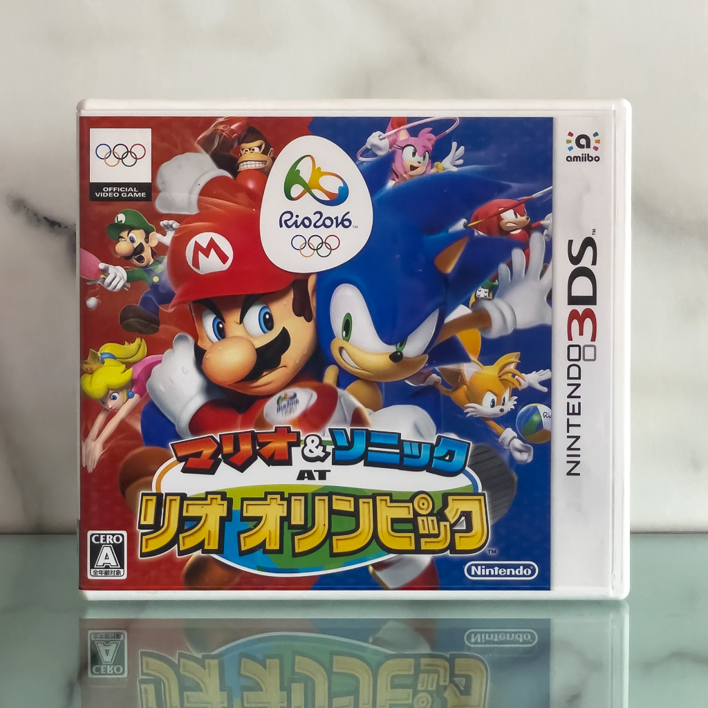 Mario and sonic rio 2016 olympic games nintendo 3ds