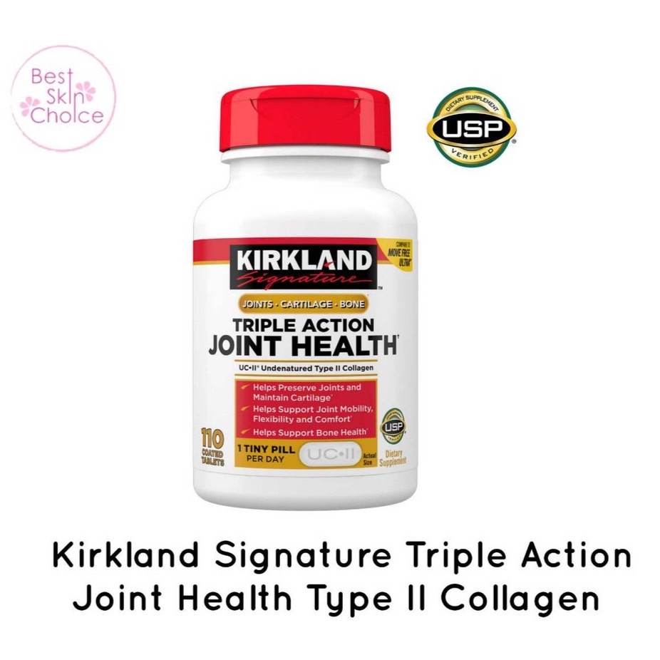Kirkland Signature Triple Action Joint Health Type II Collagen 110