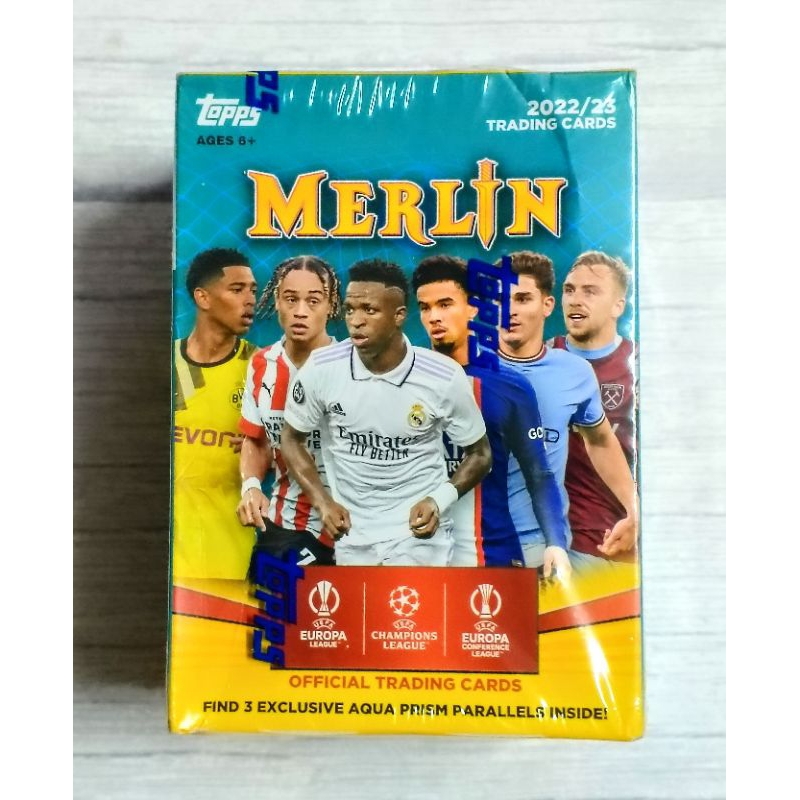 (Sealed Box) MERLIN Football Card Box TOPPS M UEFA 2022/23 TRADING