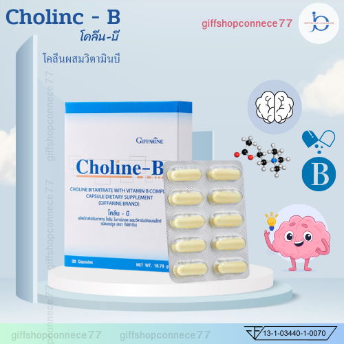 Vitamin B With Choline Giffarine Locked Finger Tea Complex Complex