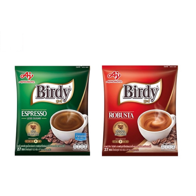 (1packet)Birdy 3in1 Birdy Espresso Coffee 3in1 Robusta | Shopee Malaysia
