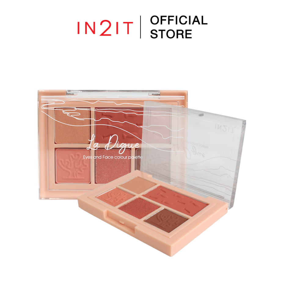 IN2IT Eyes & Face Color Palette-Eye Shadow Blush [CPF] | Shopee Malaysia