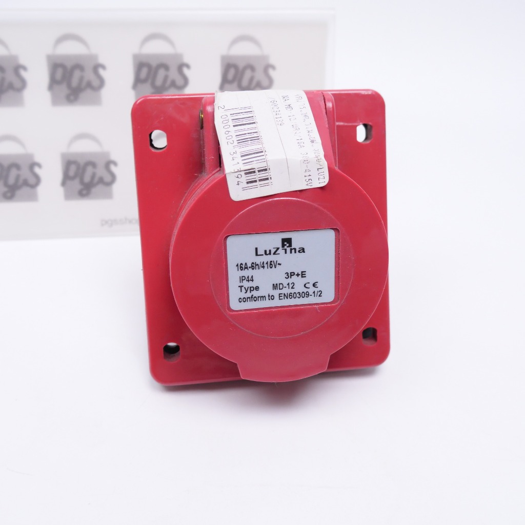 Power Plug 3 Cable 4 Pin 16A Model MD 12 (Female) 3P + E 16A 415V 3 ...