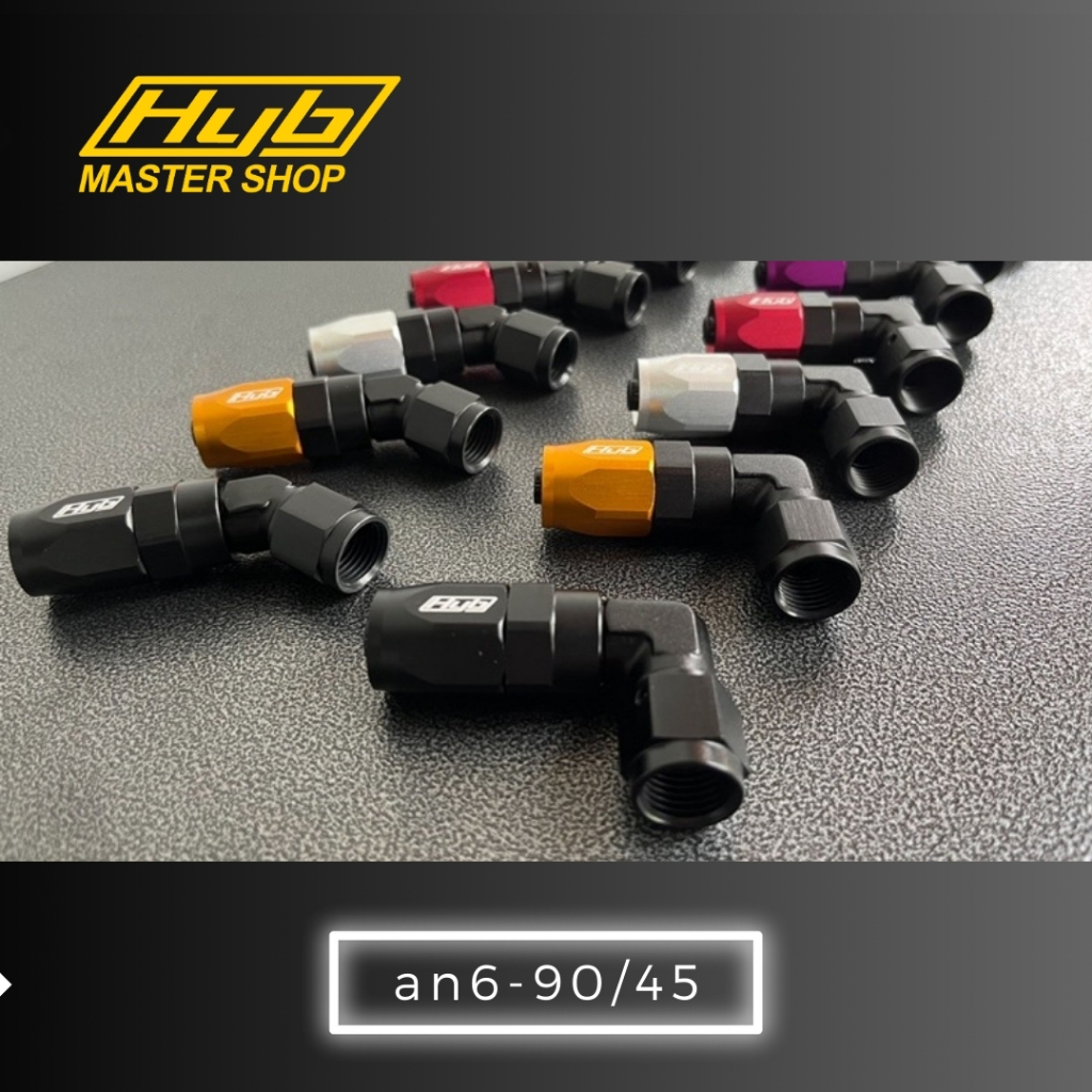 Size An6 Fitting 45/90 HYB 1 For Oil System Line Drain Hose Shopee