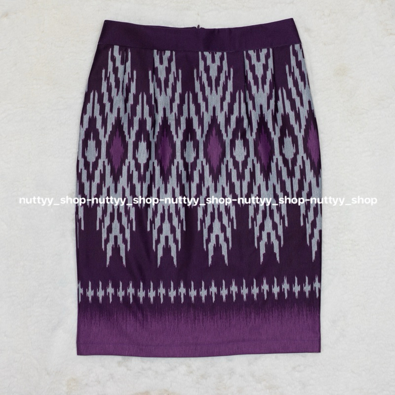Taylor Pencil Skirt 生っ ストライプ(navy)