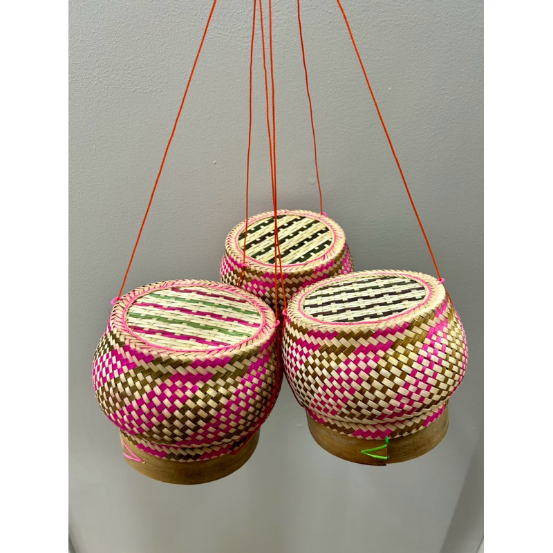 Kratib Khao Sticky Rice Made From Bamboo Pumpkin Shape (Assorted Colors ...