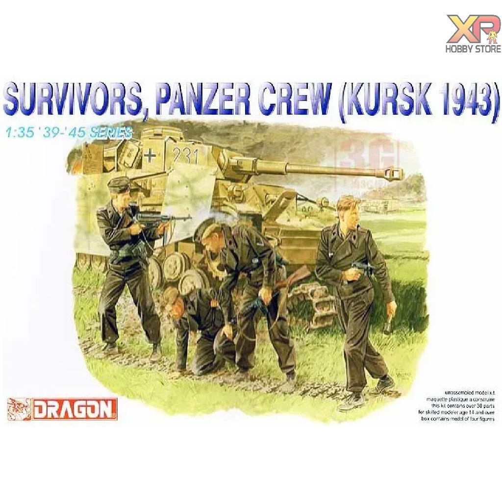 [Dragon Model] 1/35: SURVIVORS PANZER CREW (KURSK 1943) (DRA 6129 ...