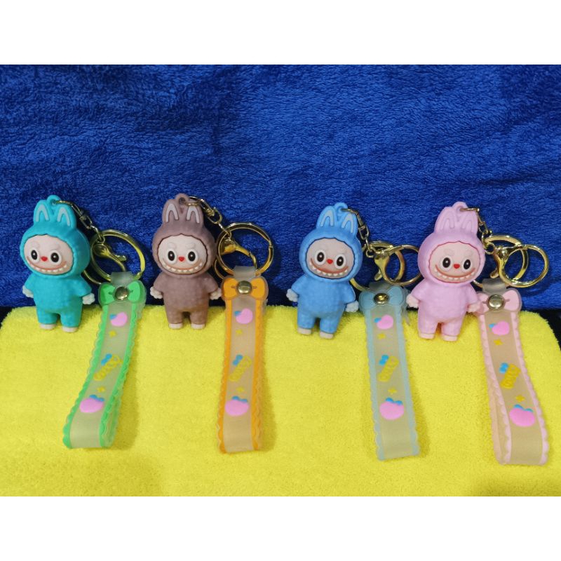 From Thailand labubu Doll Keychain White Teeth Cute Very Cute. Shopee