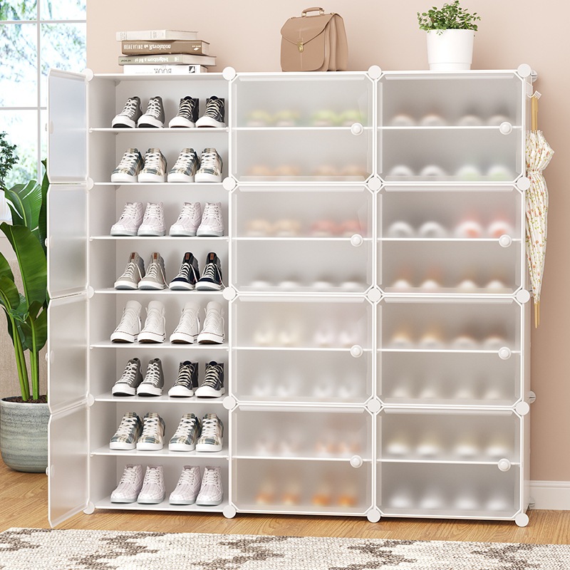 FORYO PVC Shoe Cabinet Rack Space Saving Waterproof Termite Proof ...