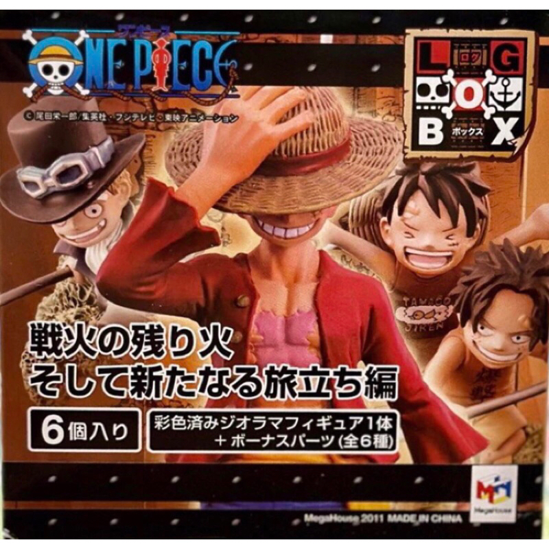 No Original Box One Piece Luffy LOGBOX Megahouse The New Journey Model ...