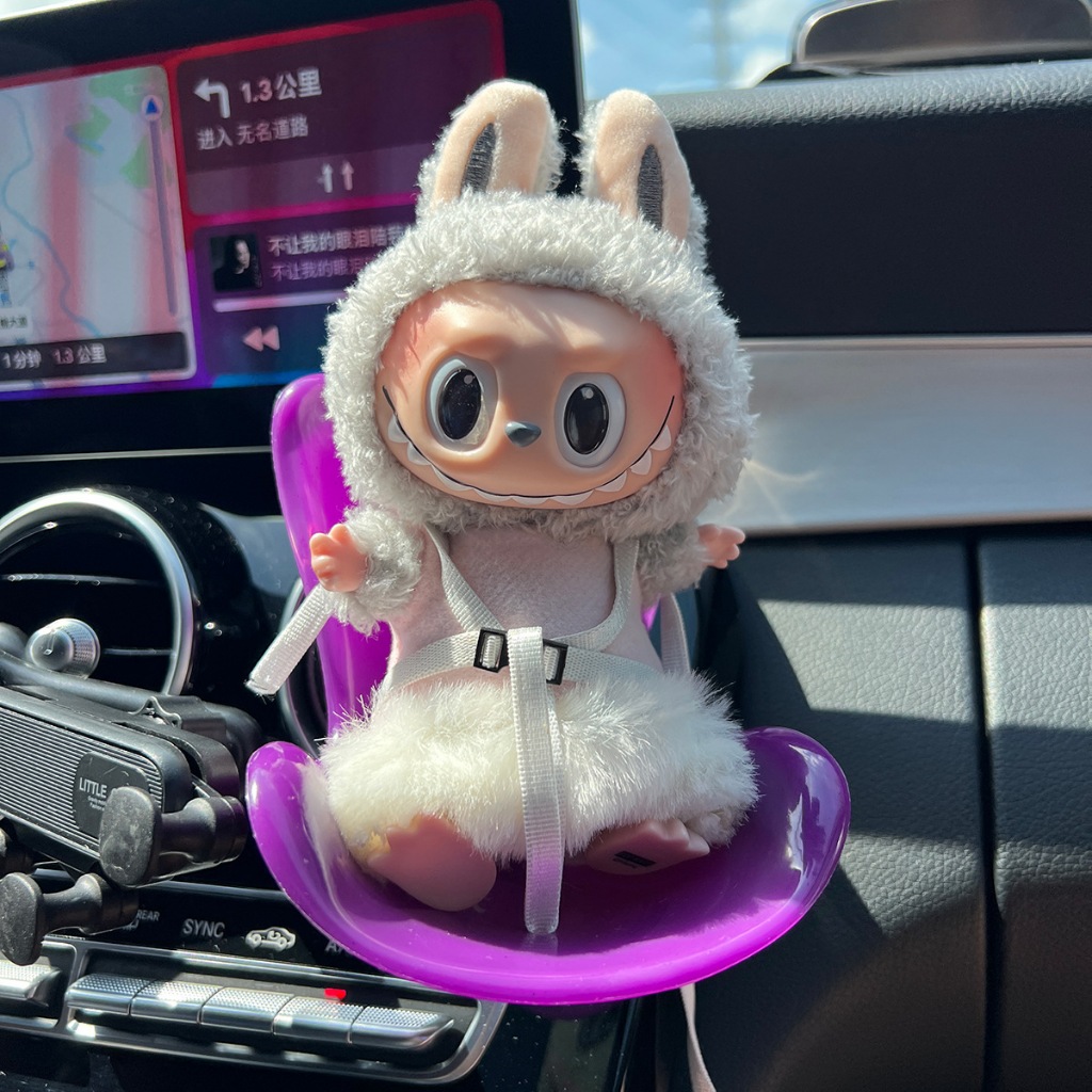 Sent From Thailand Labubu Doll Baby Mini Size Solid Color For Car Air ...
