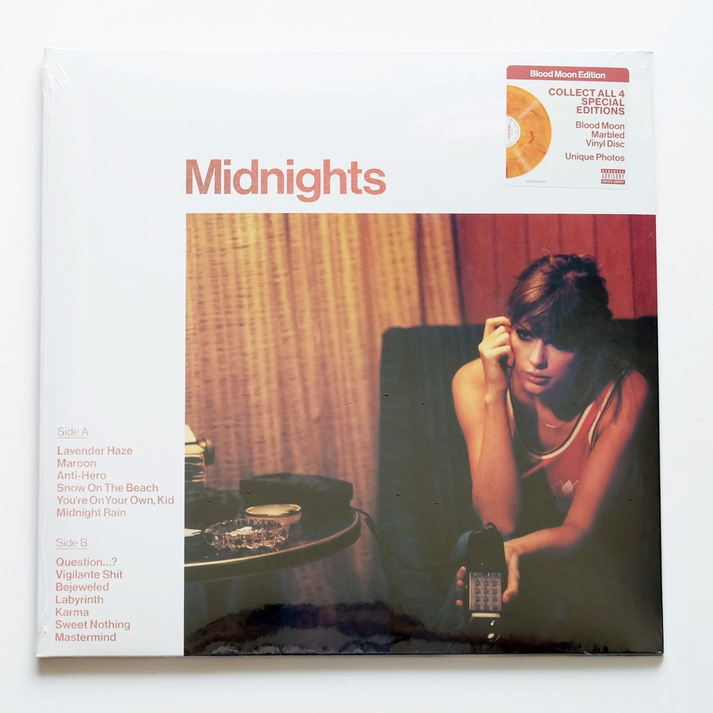 Taylor Swift-Midnights (Blood Moon Marbled Vinyl) | Shopee Malaysia