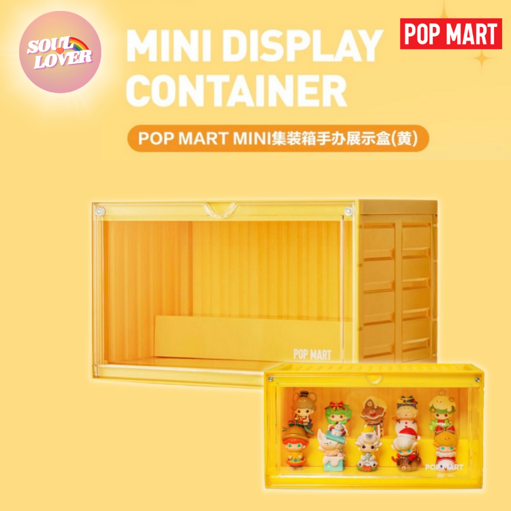POP MART MINI Container Figure Display Box (Yellow No Light) | Shopee ...