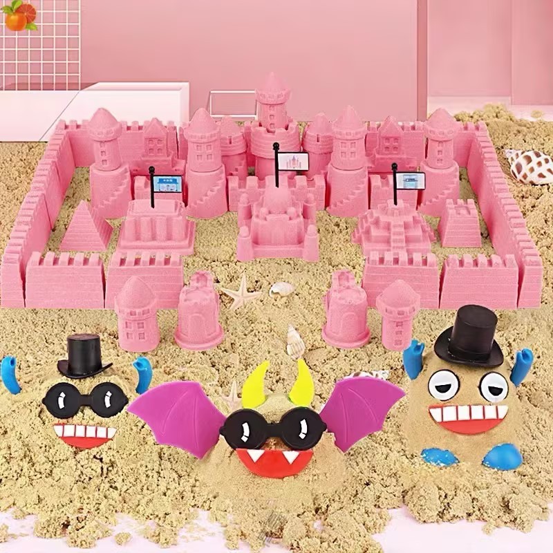Magic Sand Magnetic Science Sandbox Children Play Space Toy Set Kids ...