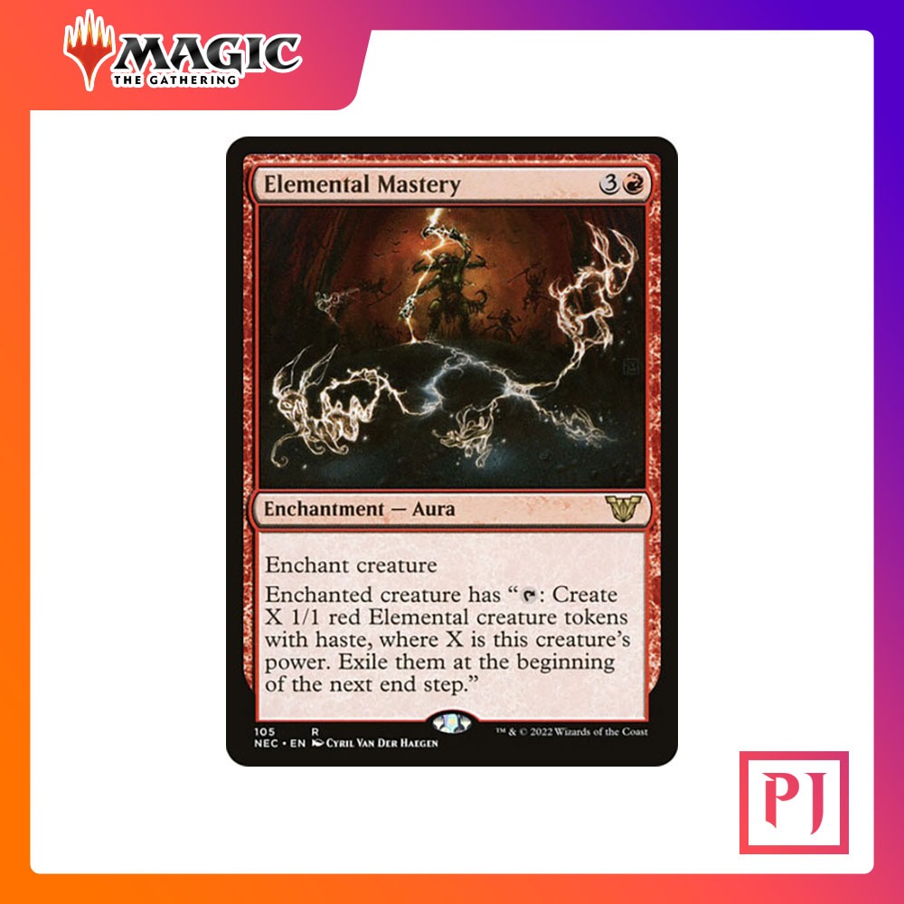 [MTG] Elemental Mastery [NEC] [RED] [RARE] [NORMAL] [ENG] (Magic Card ...