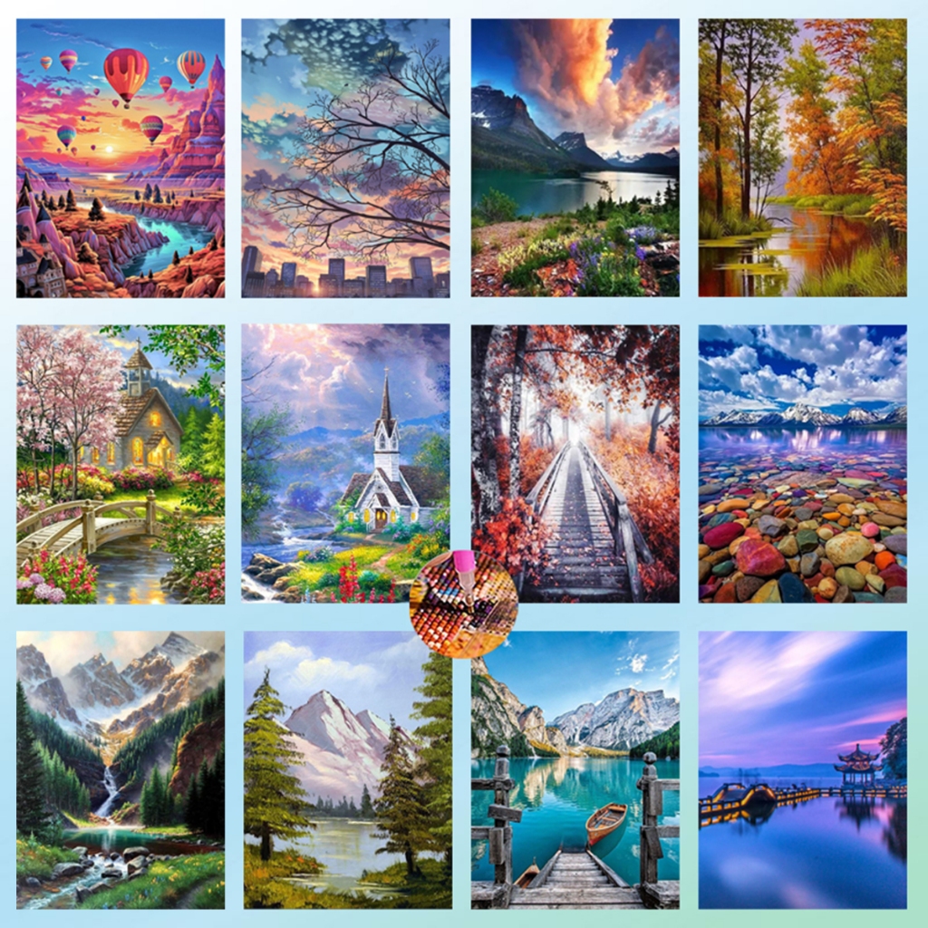 Diamond Painting Zitrone Diamond Painting XXL 30x40cm, 5D Crystal