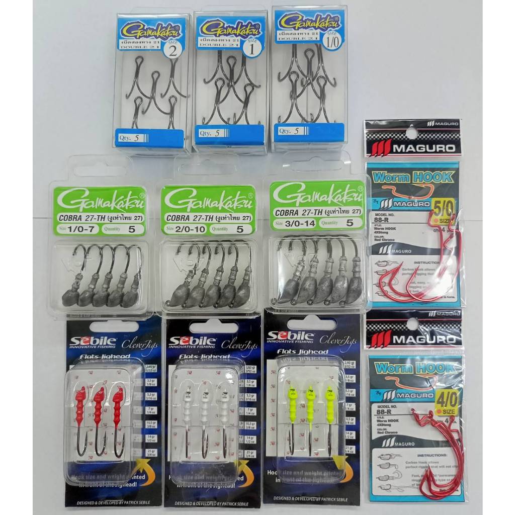 Eye Hook Jig Head Two Way Gamakatsu. There Are Many Types To Choose ...