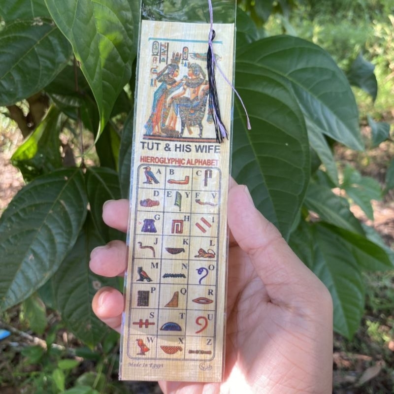 Authentic Egyptian Papirus Paper Souvenir Bookmark Write Ancient ...