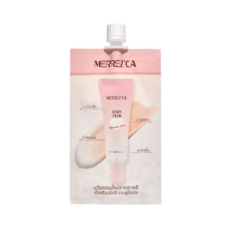 Merrez'ca Dewy Skin Makeup Base SPF 50 PA +++ Merrezca Foundation 4in1 ...