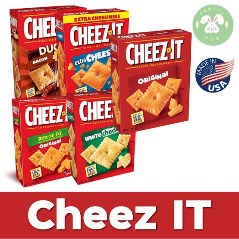 Nctd Cheez It Duoz White Cheddar  Extra Cheese Reduced Fat Original 