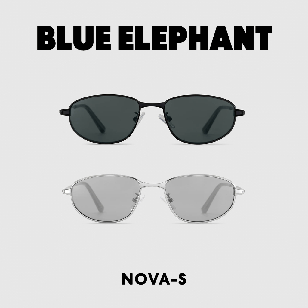 Fin-Nor Men's Matte Dark Blue Frame Sunglasses - Grey Lenses, Medium/Large Size, Rubber Nose Pads & Temple Tips - View #8